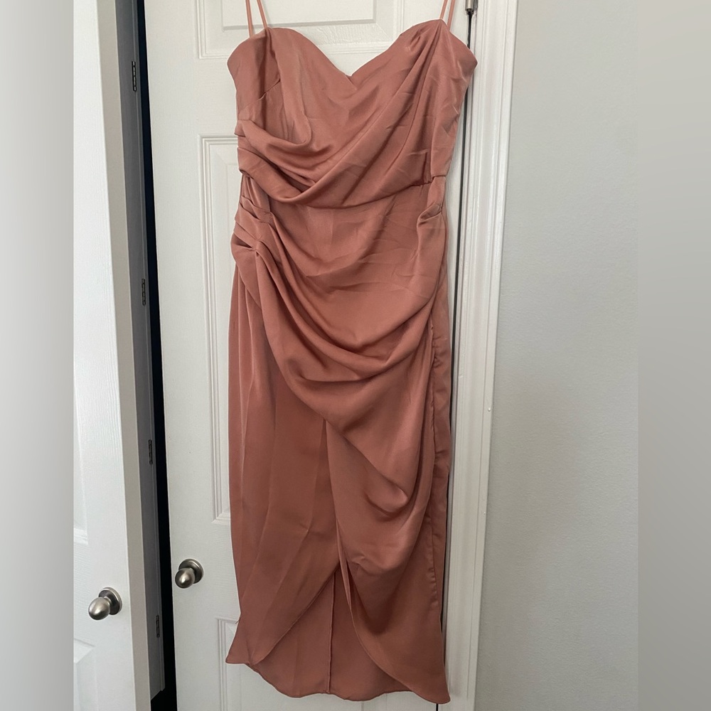 Bandit and the Babe Prima Donna Strapless Midi Dress
